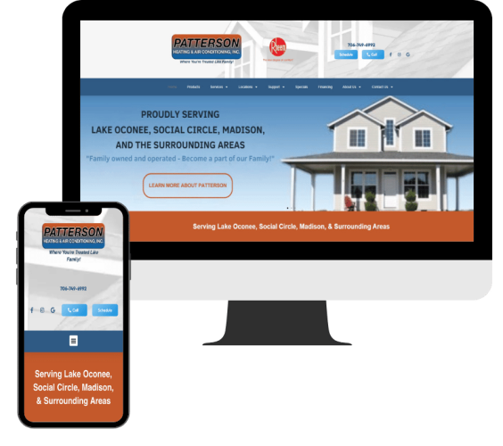 patterson heating & air conditioning website